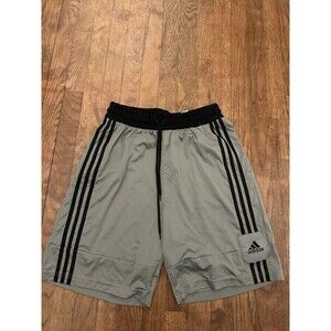 Adidas Basketball Club Shorts Men's Size L Silver and Black